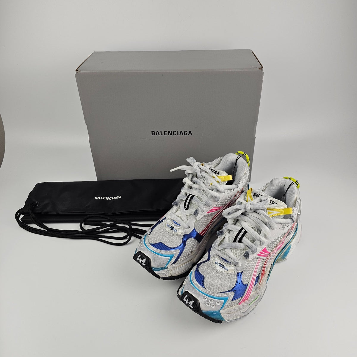 BALENCIAGA Runner $1190 Women's Multicolor Sneakers New & Authentic