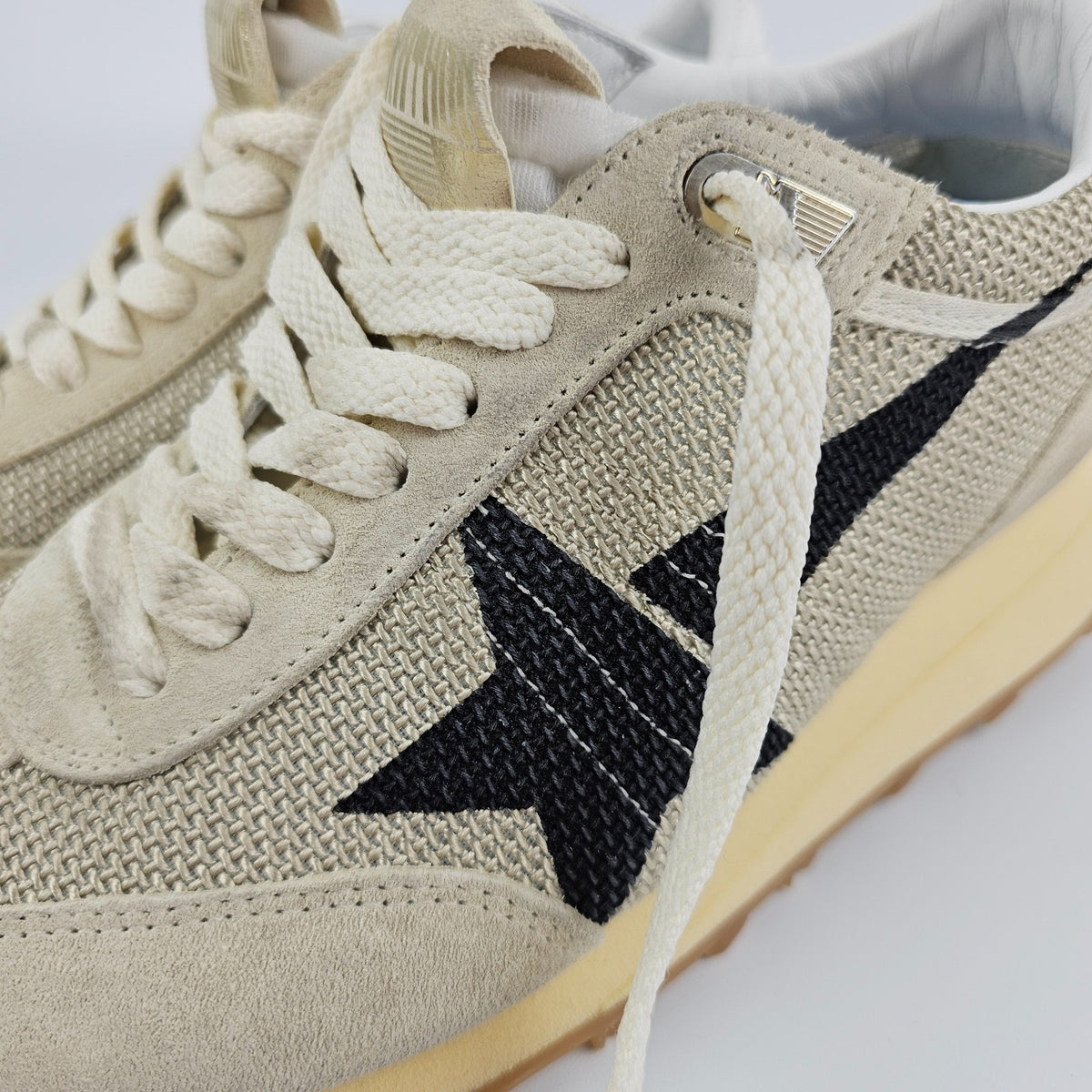 GOLDEN GOOSE Marathon Women's Beige Suede Sneakers New