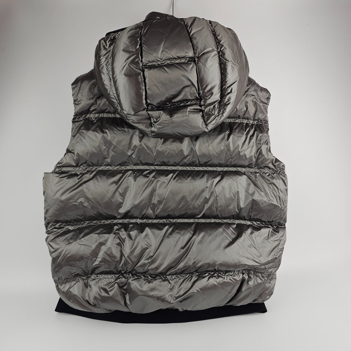MONCLER $2010 Fluidite Silver Vest New
