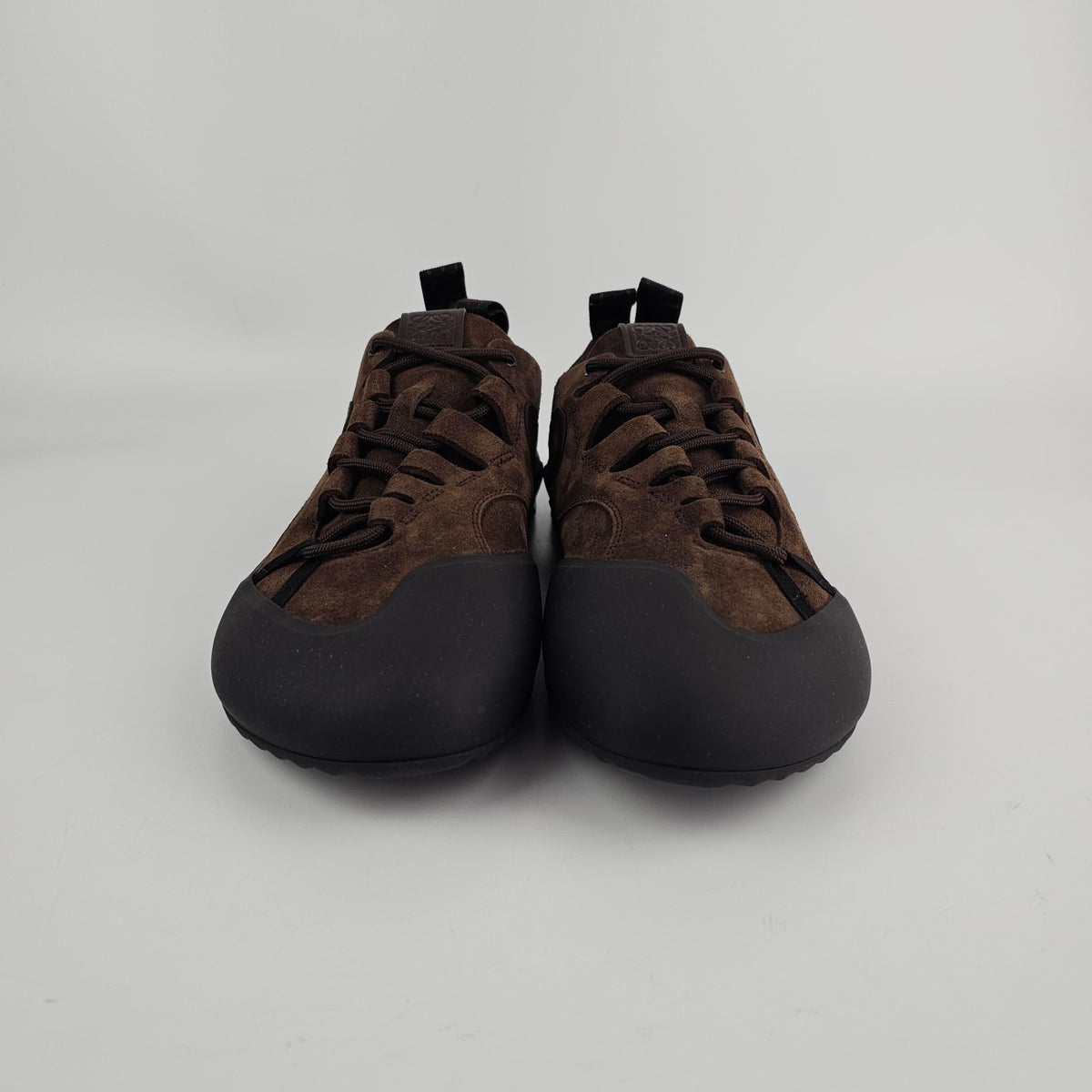 LOEWE $1100 Grip Dark Brown Sneakers New & Authentic