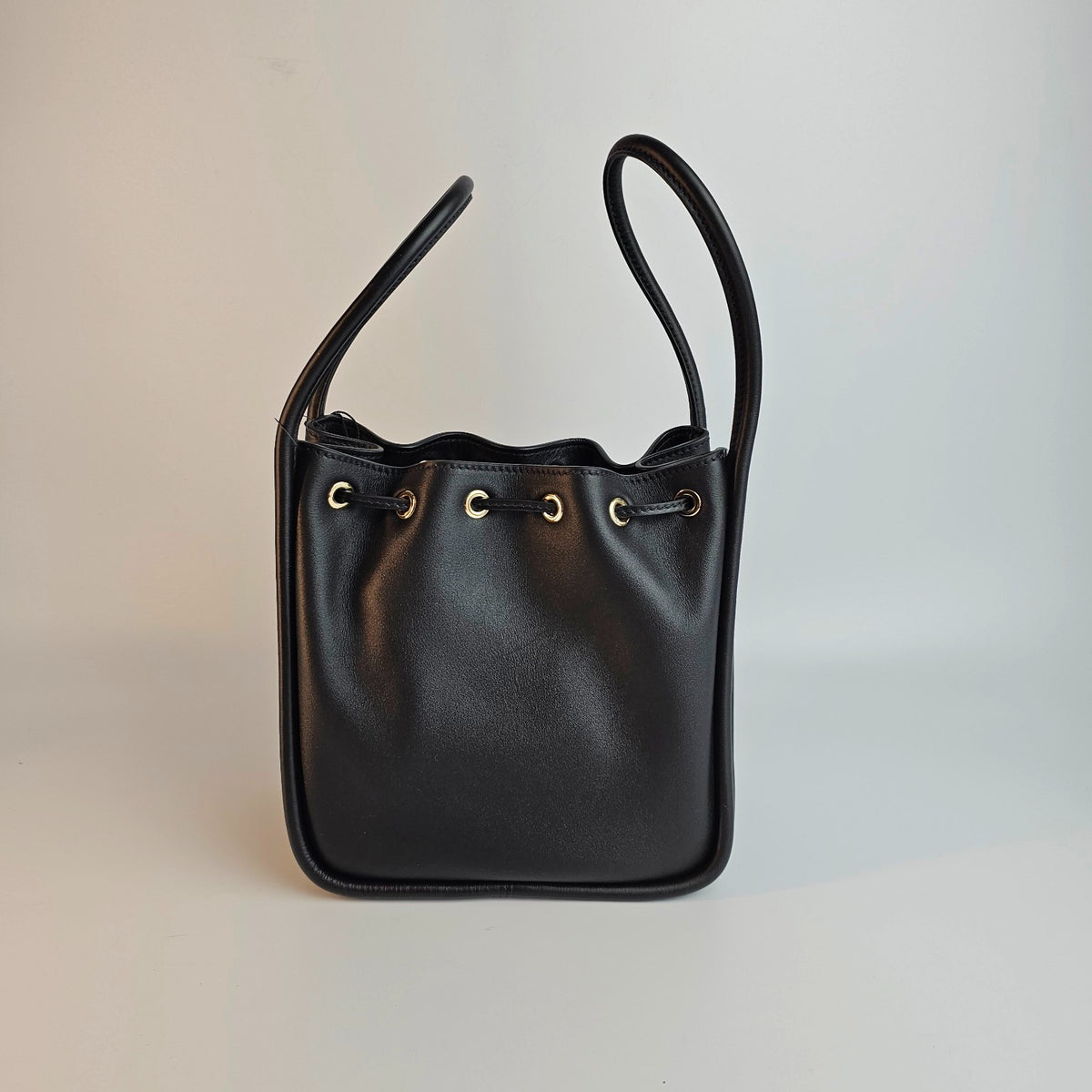 PRADA Darling Mini $2850 Black Leather Bucket Bag New & Authentic