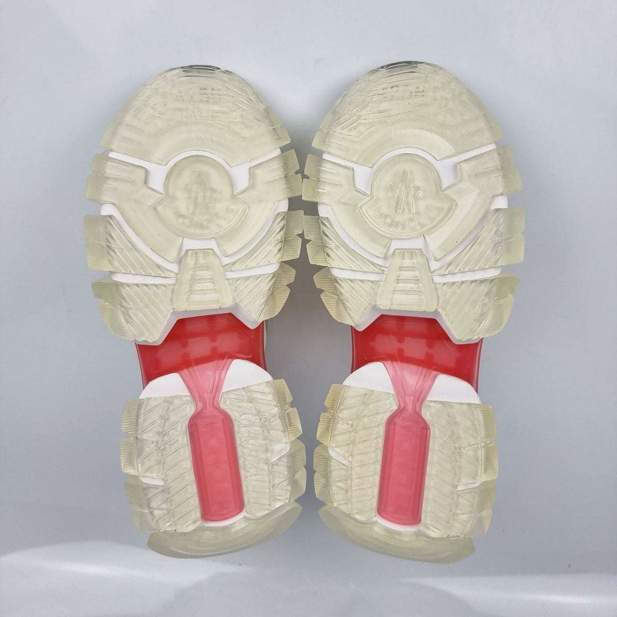MONCLER Leave No Trace White/Pink Sneakers New Size 40 US 10