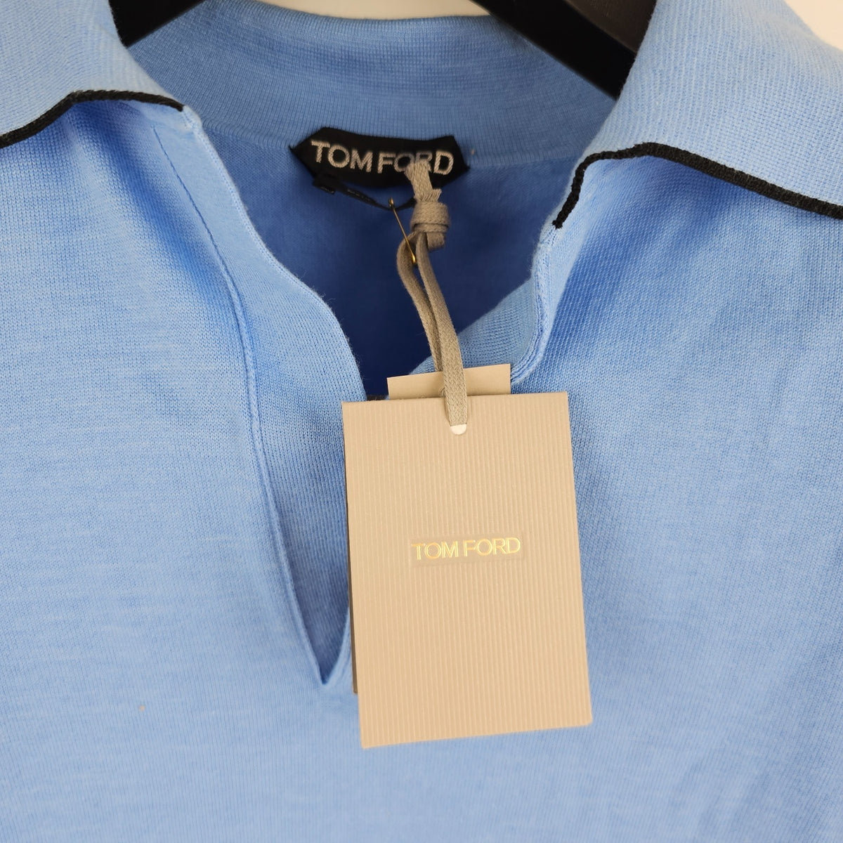 TOM FORD Light Blue Silk Shirt New & Authentic