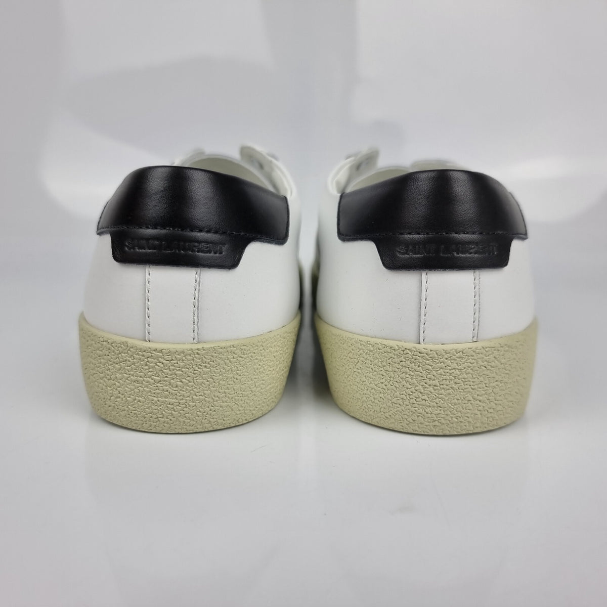 SAINT LAURENT Court White Low Top Sneakers New