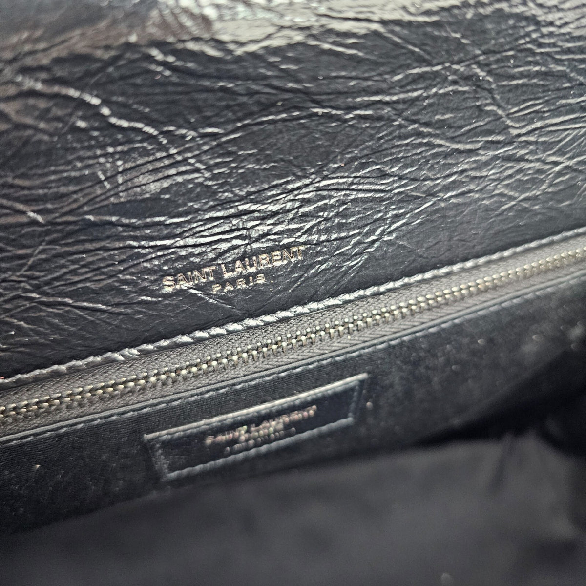 SAINT LAURENT Medium Niki Black Leather Bag New