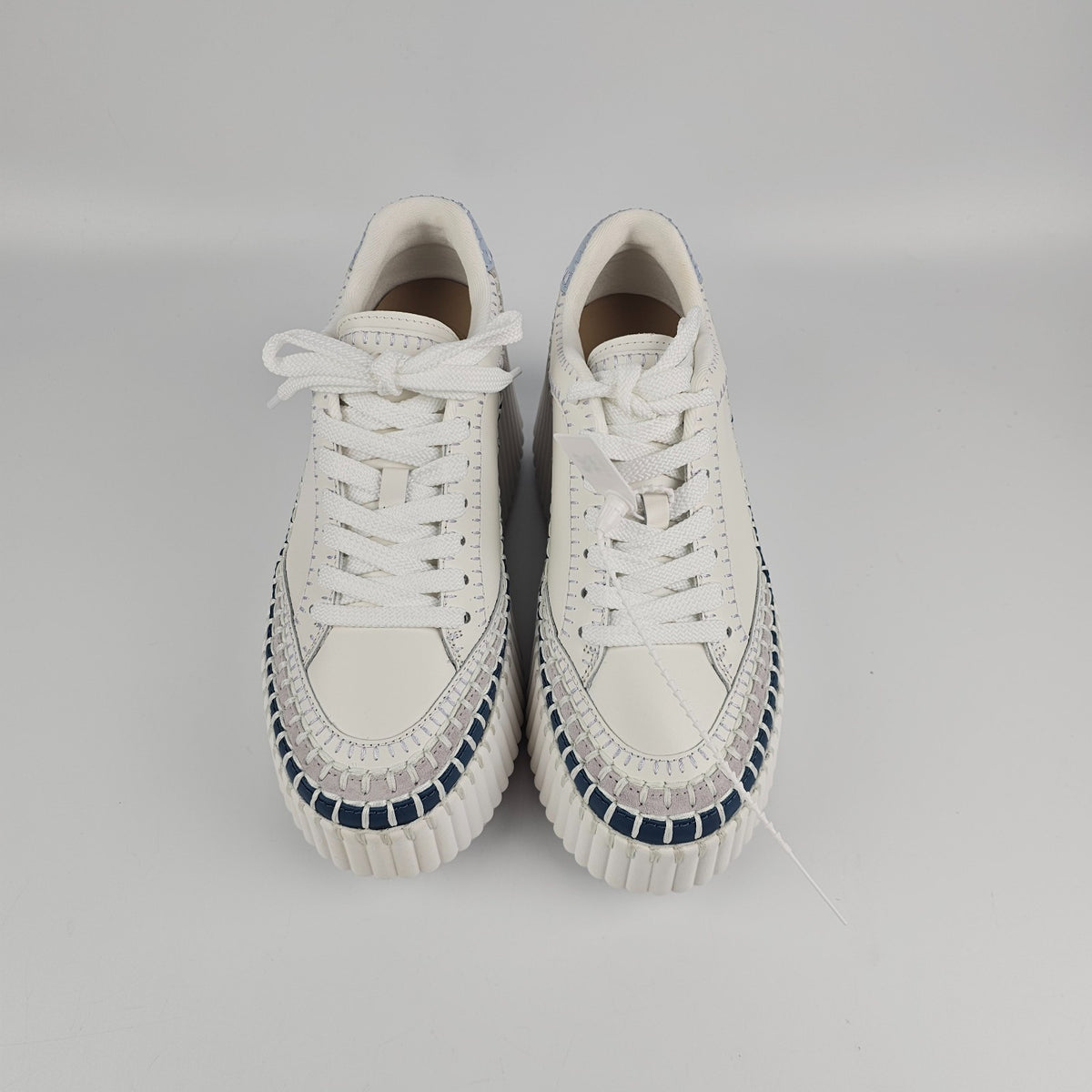 Chloe Nama Denim Blue Sneakers New & Authentic