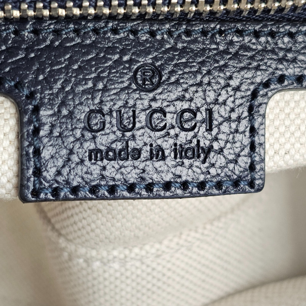 GUCCI Ophidia Mini $1850 Beige And Blue GG Canvas Shoulder Bag New & Authentic