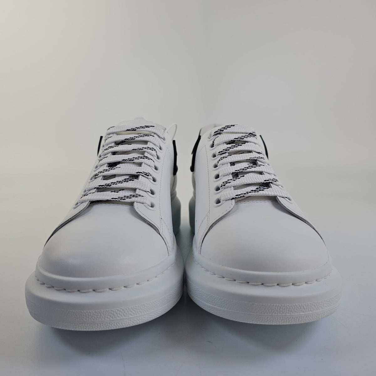 ALEXANDER MCQUEEN Oversized Men's White/Black Sneakers New