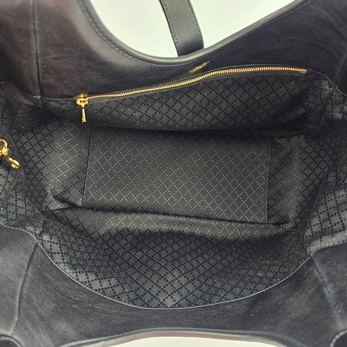 GUCCI $3600 Mercato Medium Black Tote Bag New & Authentic