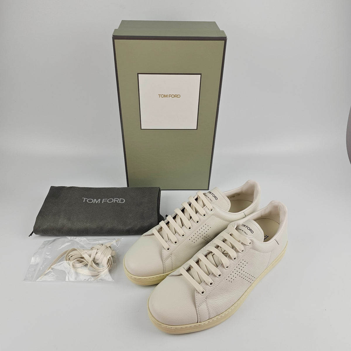 TOM FORD White Warwick sneakers New