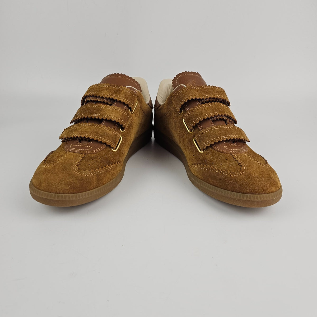 ISABEL MARANT Beth Brown Suede Sneakers New & Authentic