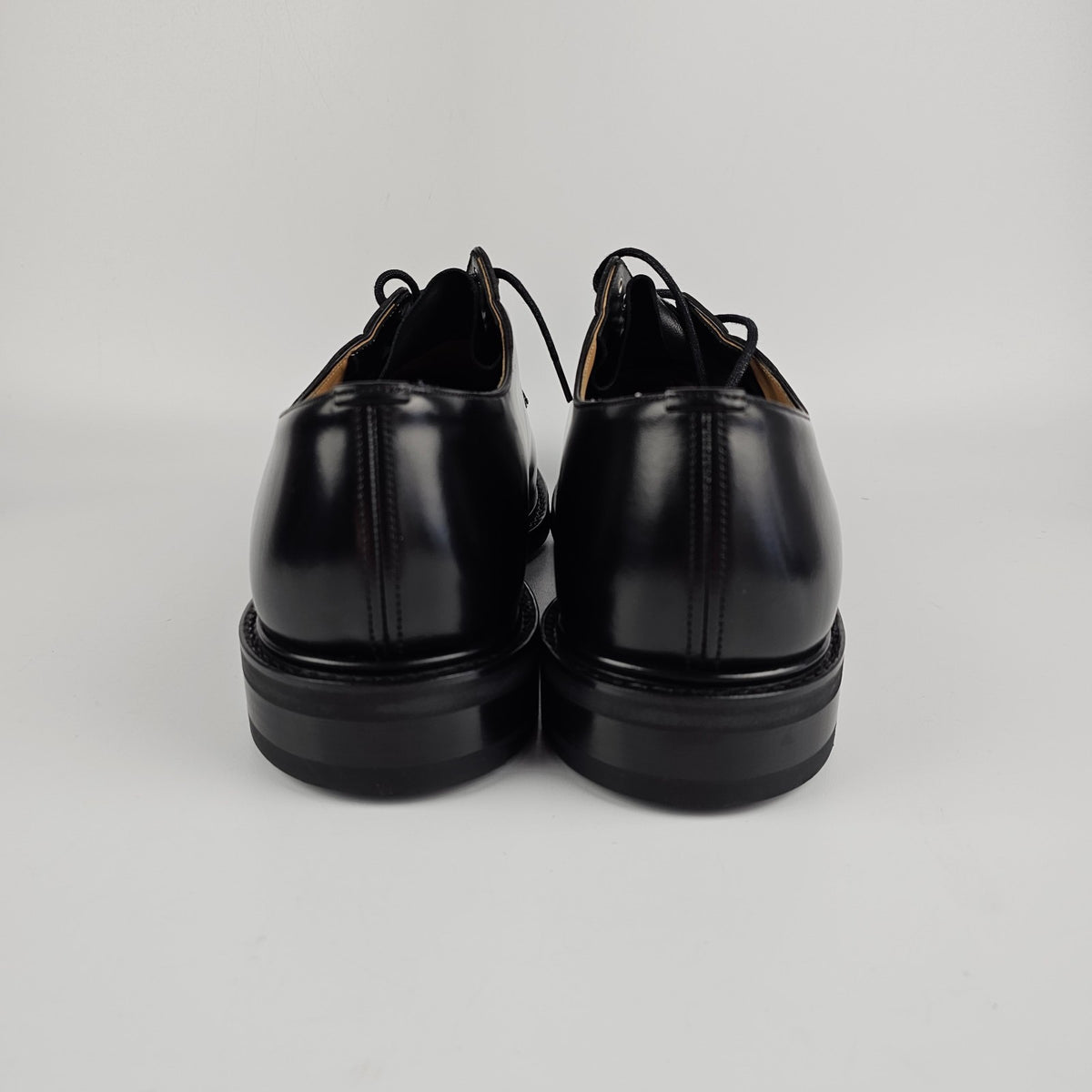 Church's Shannon Black Leather Derby Shoes New/Authentic