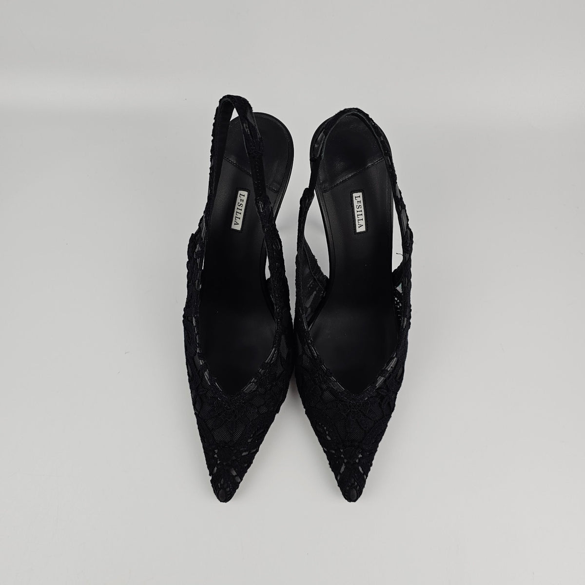 LE SILLA Chantilly Black 100mm Pumps New & Authentic