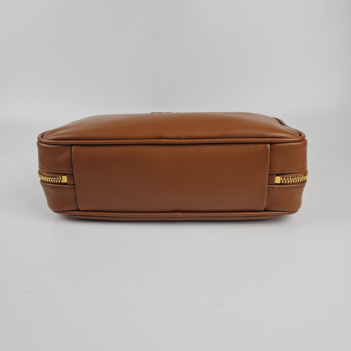 MIU MIU Beau Medium $3550 Cognac Leather Top Handle New And Authentic