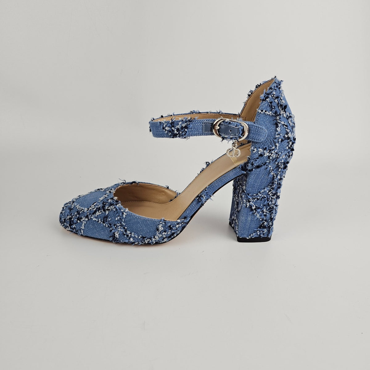 DIOR $1190 Day Blue White Pumps New & Authentic