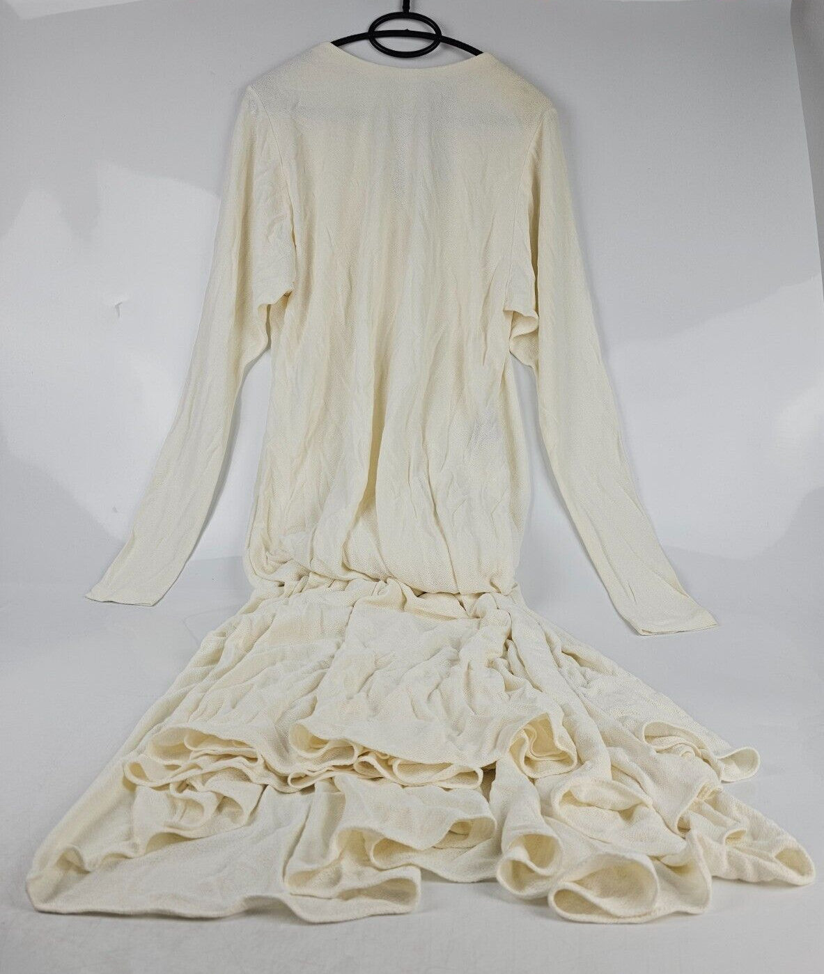 TOM FORD White Long Jersey Sablé Dress Size S