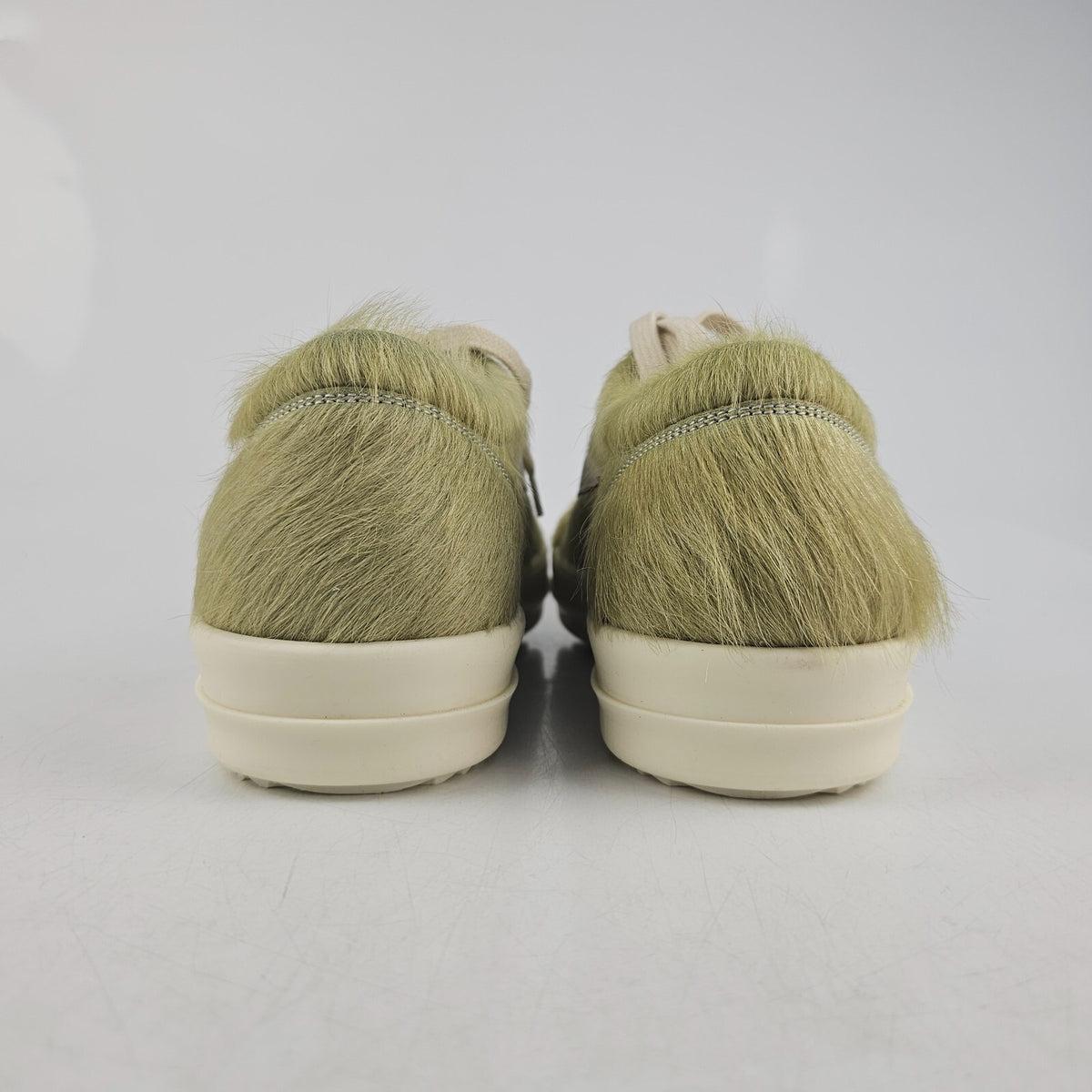 RICK OWENS Dirty Acid/Milk Vintage Low Top Sneakers New Size 43.5 US 10.5