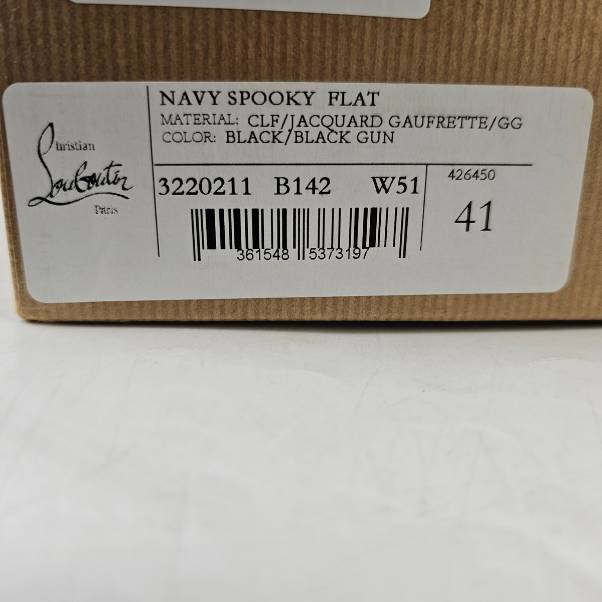 CHRISTIAN LOUBOUTIN Spooky Black Loafers New Size 41 US 8
