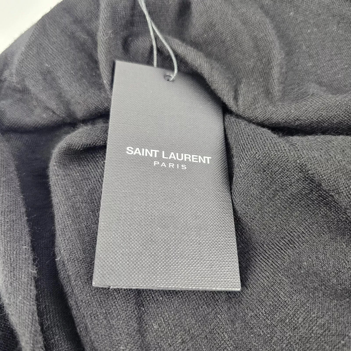 SAINT LAURENT Men's Black Universite Sweater New Size M