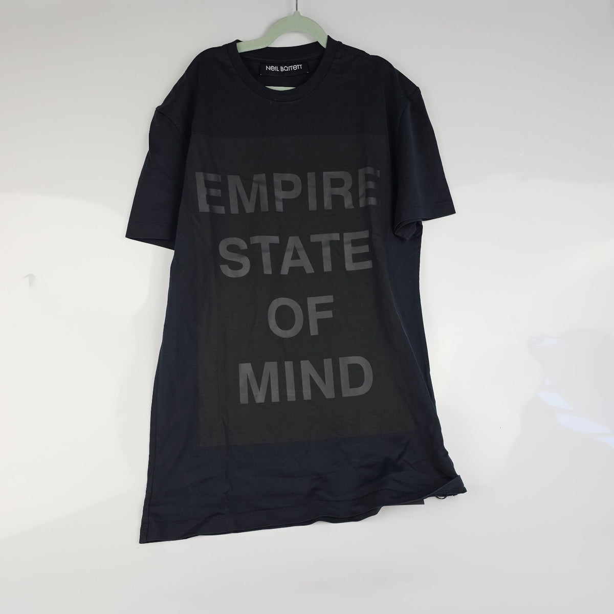 Neil Barrett 'empire state of mind' Black T-shirt Size XS New