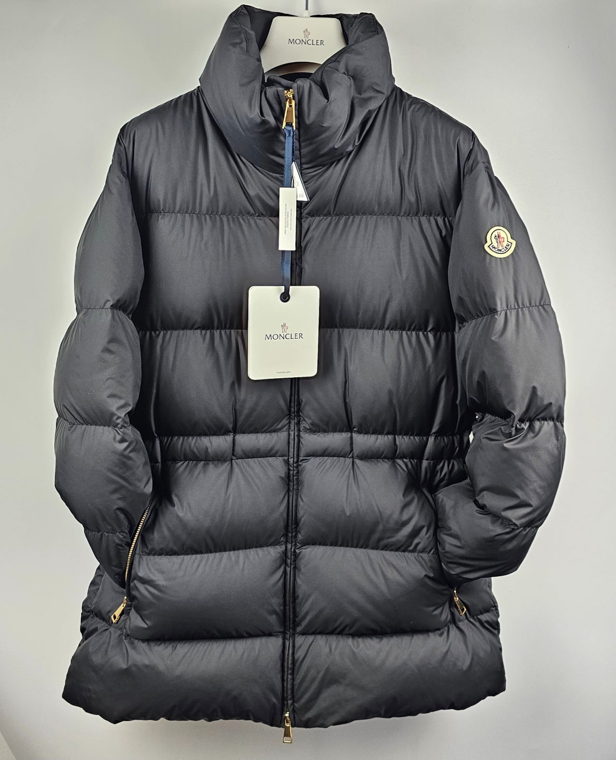 MONCLER Brossette $1720 Women's Black Down Jacket New