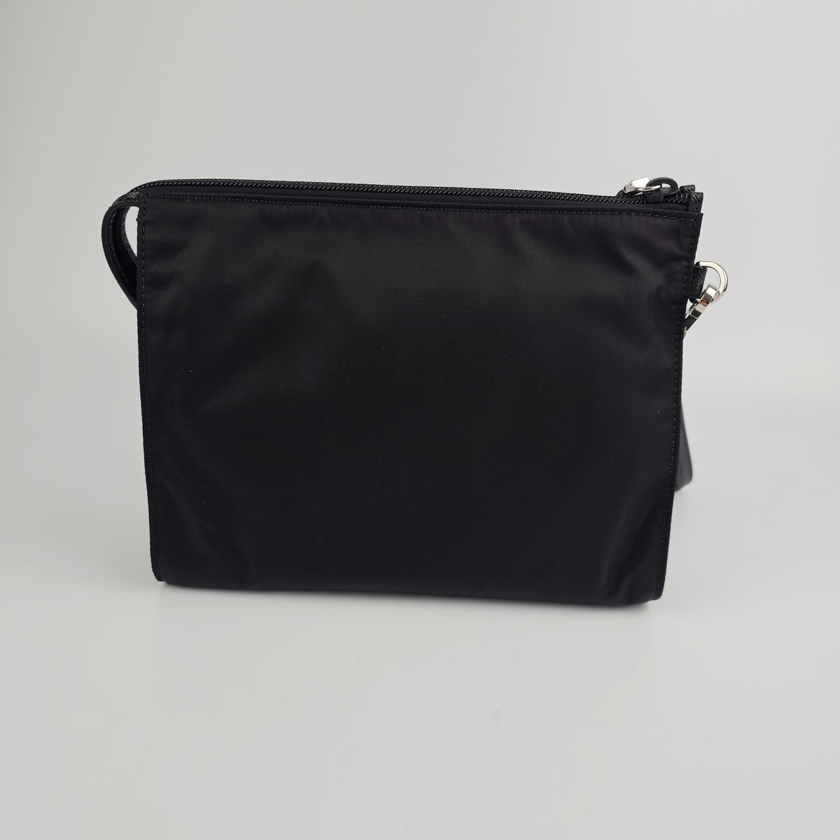 PRADA $950 Re-Nylon and Saffiano leather necessaire Bag New And Authentic