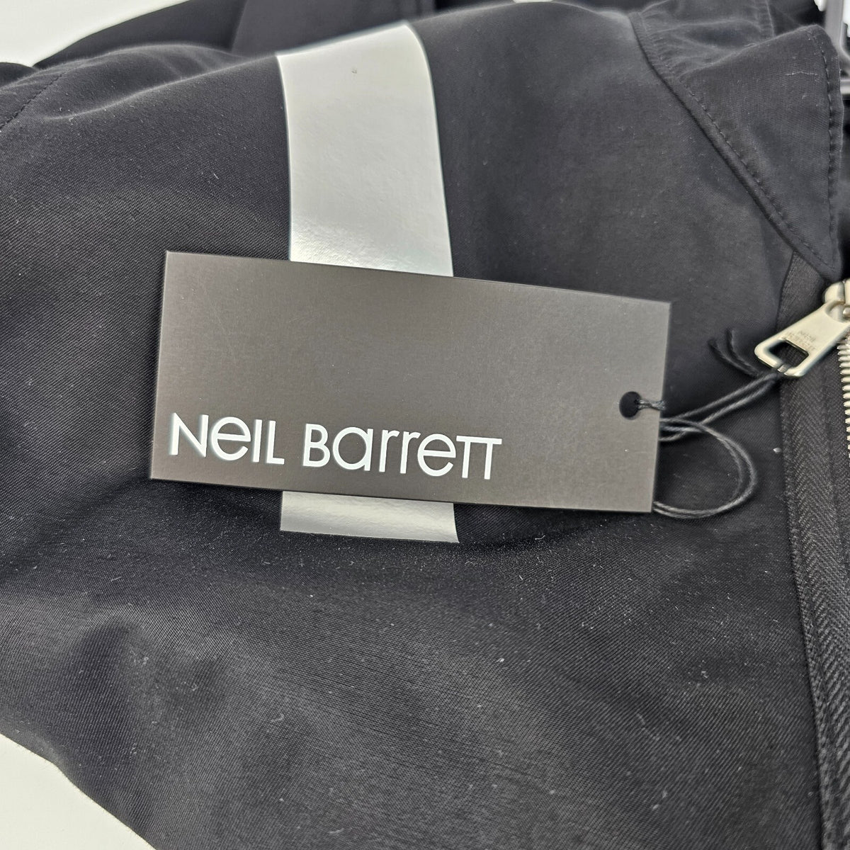 Neil Barrett Black Bomber Jacket Size L New