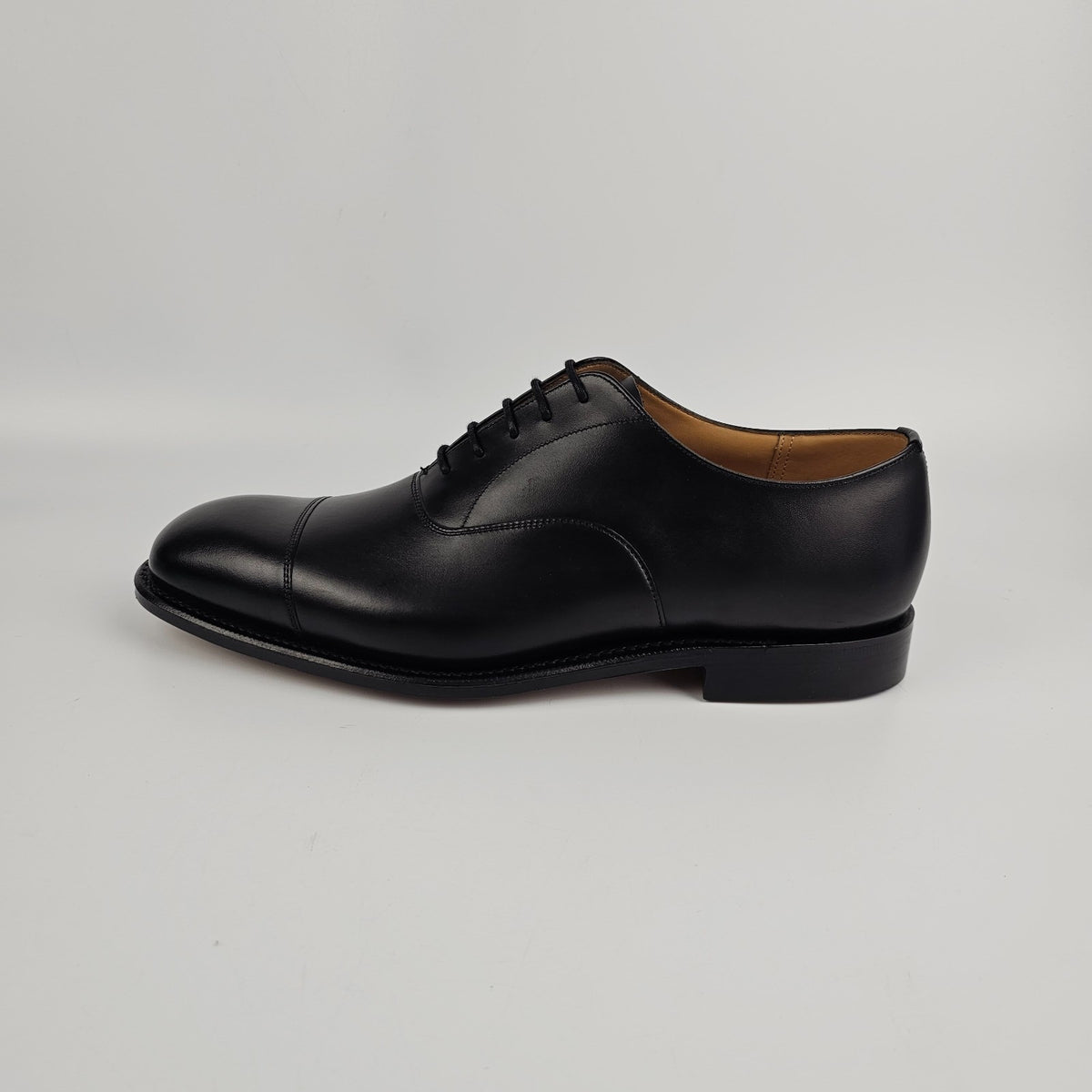 Church's Consul Black Leather Derby Shoes New