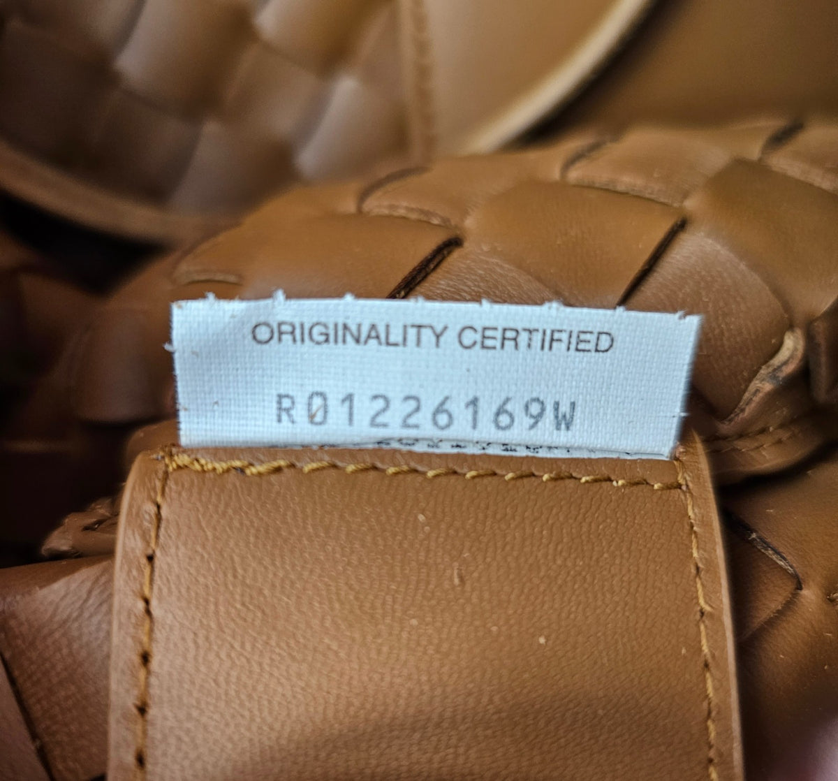 BOTTEGA VENETA Campana Large $6200 Amber Suede Top Handle Bag New & Authentic