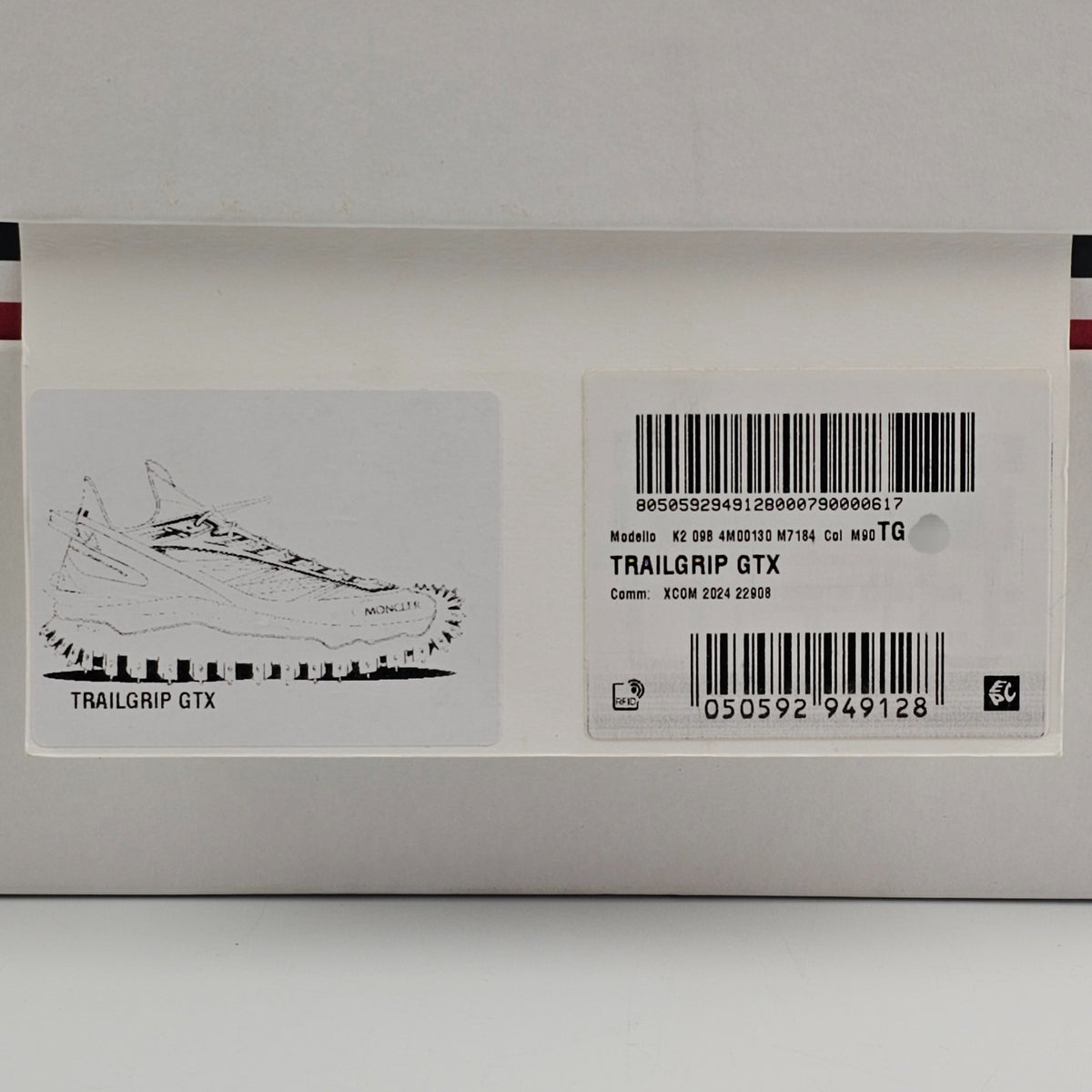 MONCLER Trailgrip GTX $820 Women's Silver Sneakers New