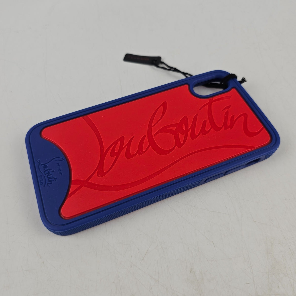 CHRISTIAN LOUBOUTIN Iphone X/XS Blue Case new in box
