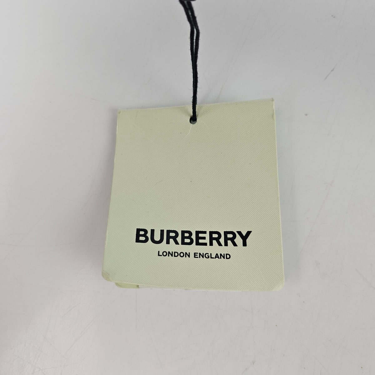 BURBERRY TB Men's Beige Checkered Belt Size 90cm New