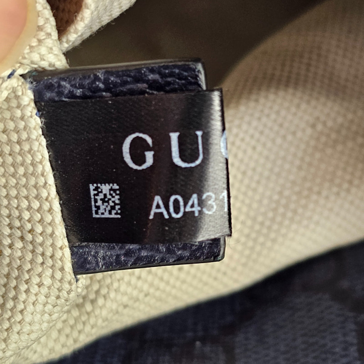 GUCCI Ophidia Large $2550 Blue GG Canvas Backpack New & Authentic