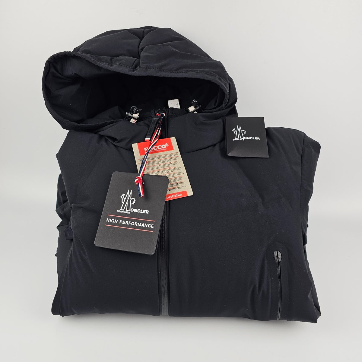 MONCLER GRENOBLE Angren $3030 Men's Black Ski Jacket New