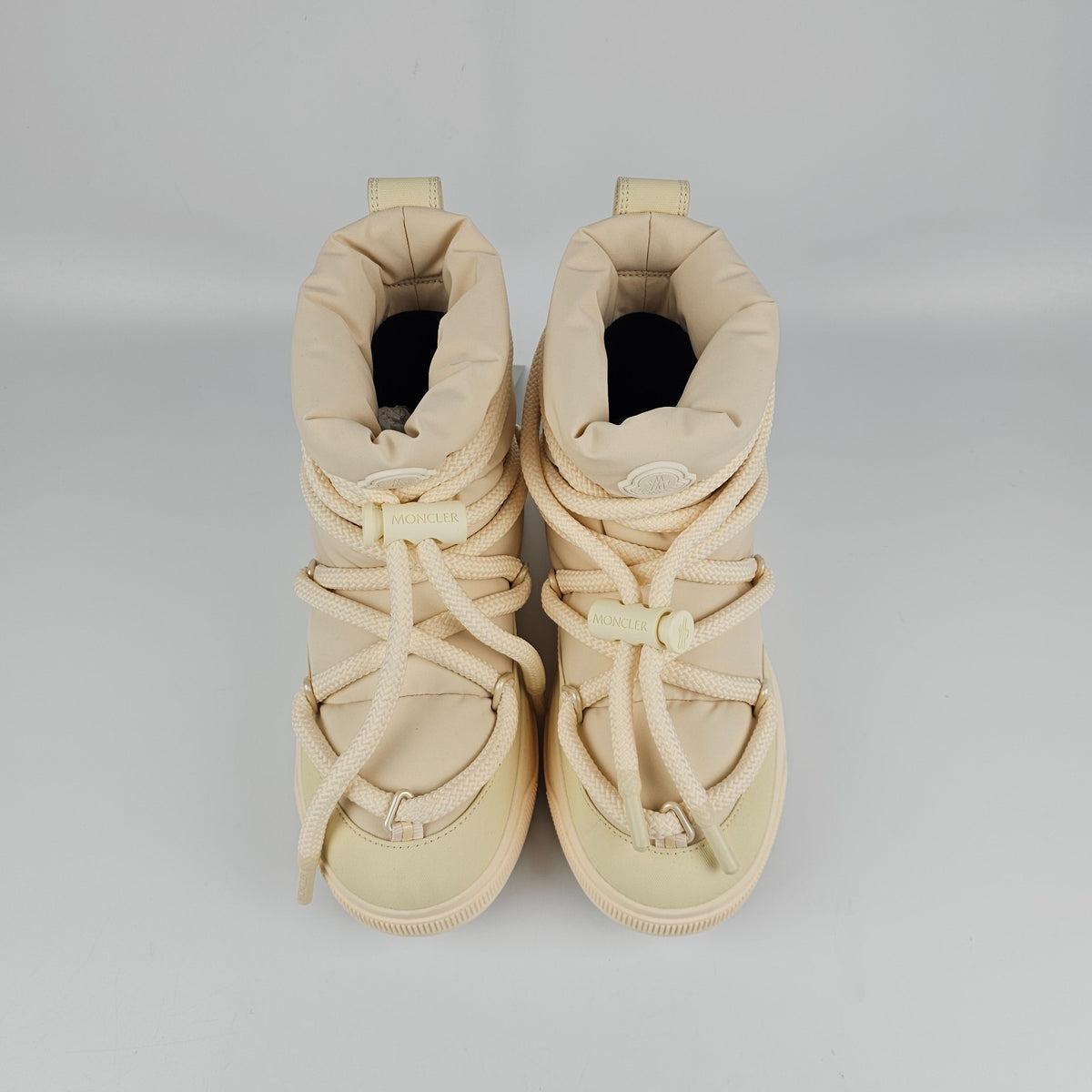 MONCLER Altive Women's Light Beige Boots New