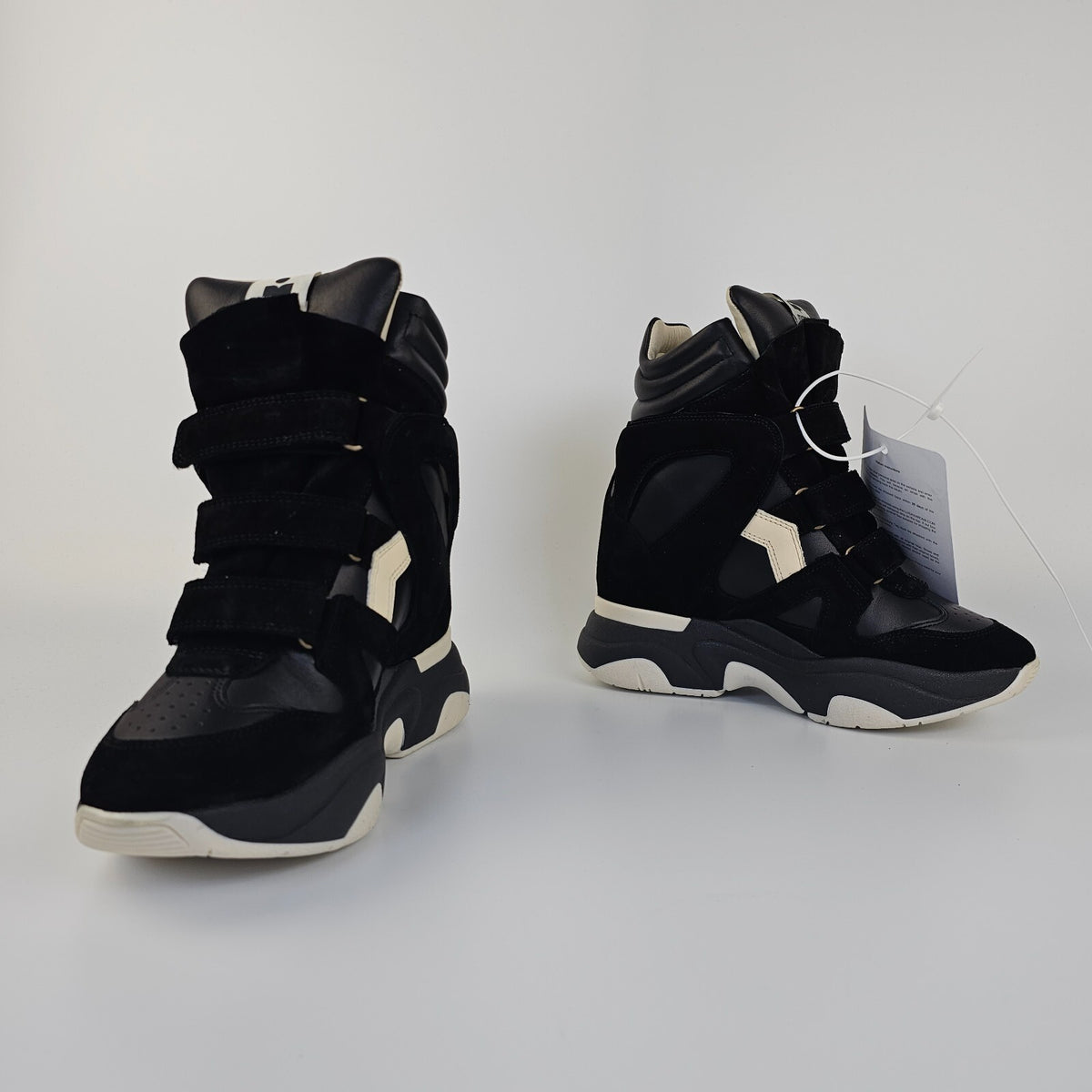 Isabel Marant Balskee Black Suede Sneakers New
