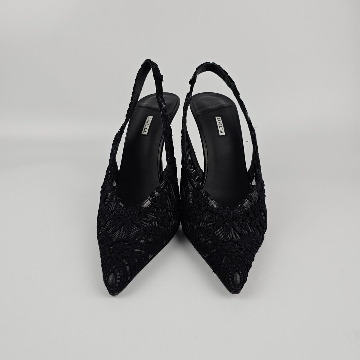 LE SILLA Chantilly Black 100mm Pumps New & Authentic