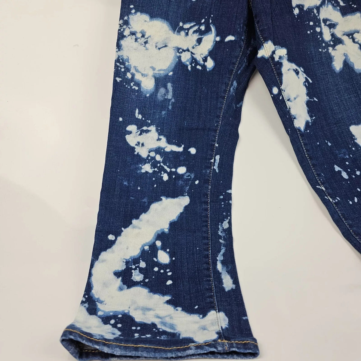 DSQUARED2 Women's Blue/White Dyed Tomboy Jeans New IT 38