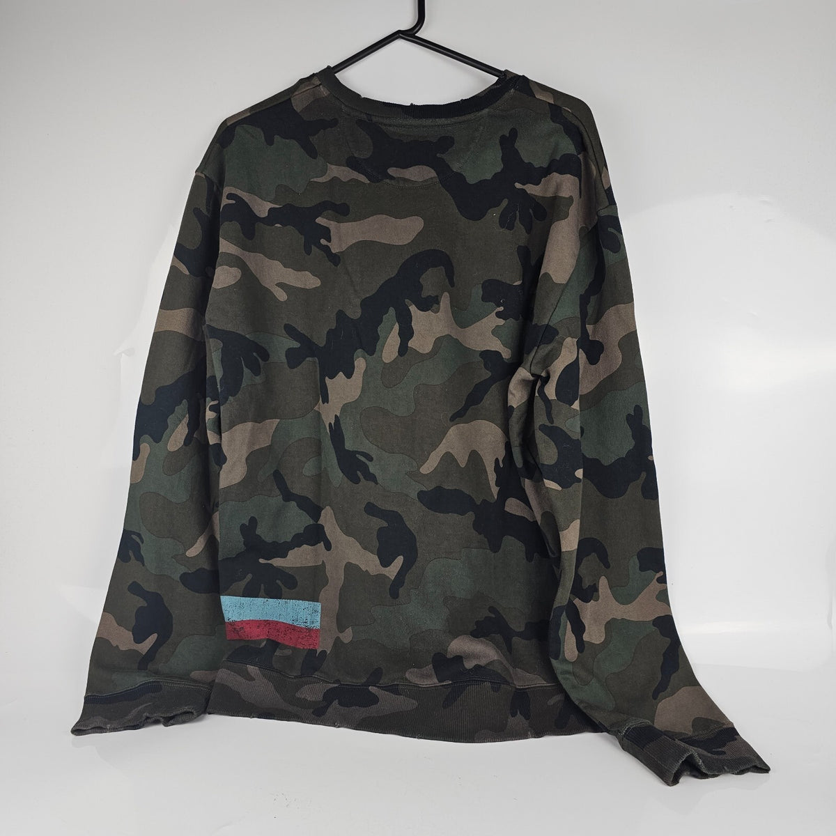 Valentino Green Camouflage Sweater Size M New