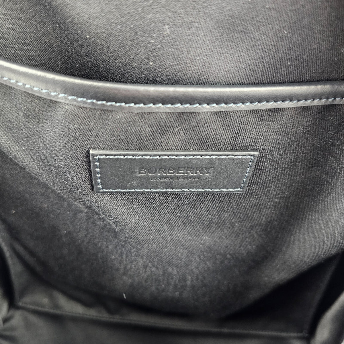 BURBERRY Rocco Charcoal Checkered E-Canvas Backpack New