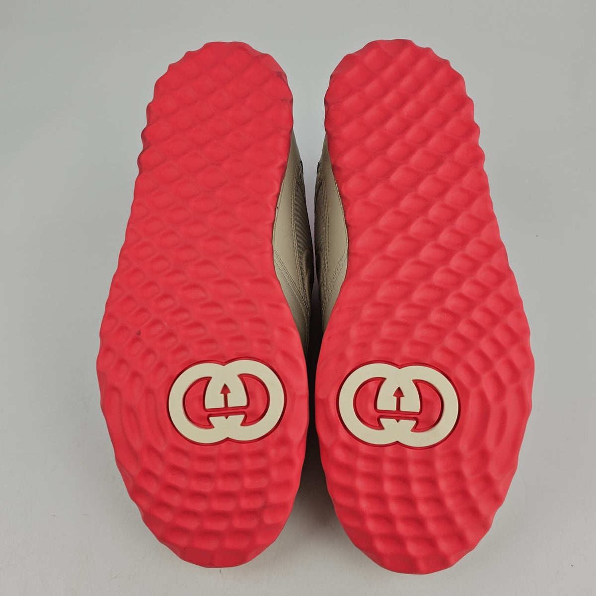 Gucci Mac80 Women's White And Pink Sneakers New