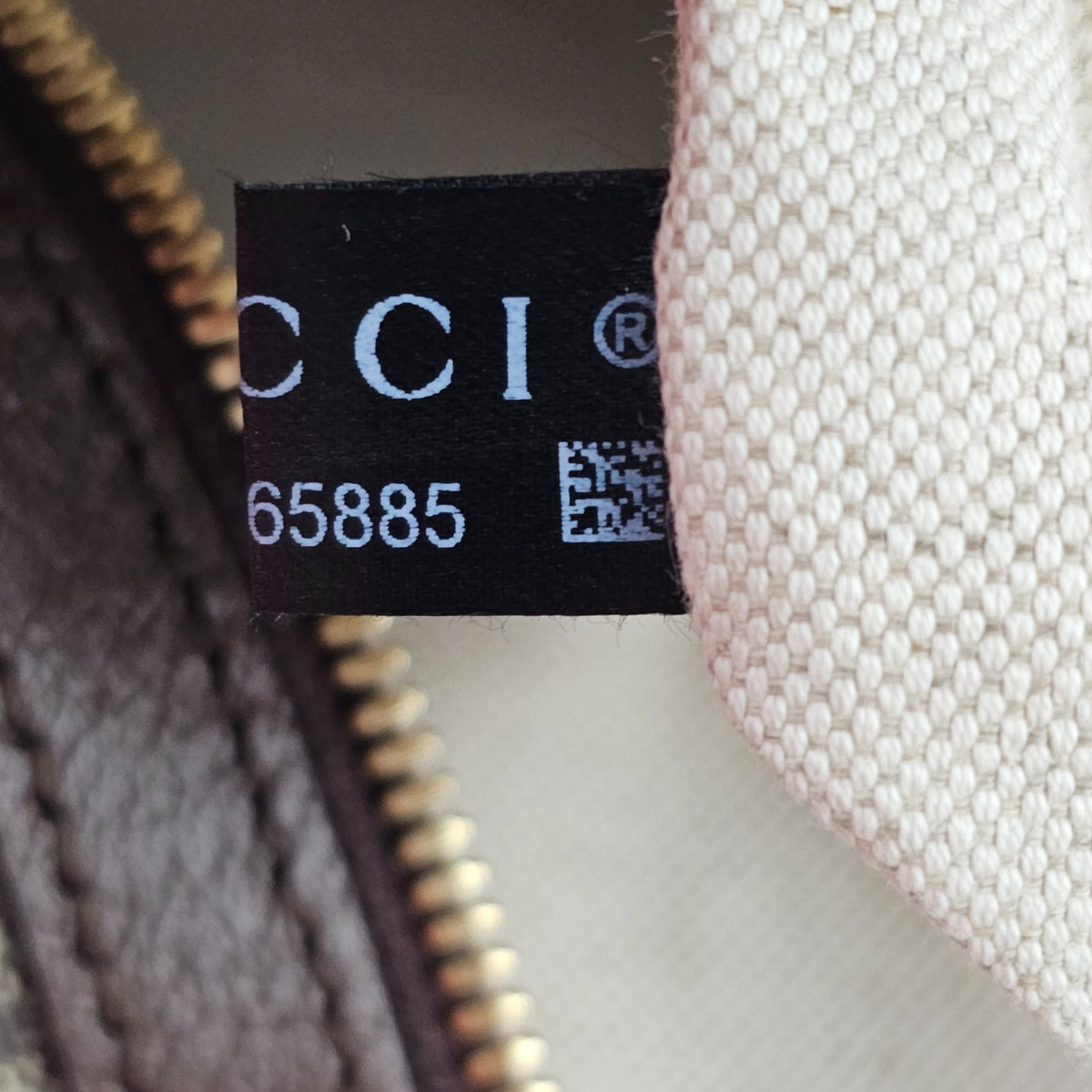 GUCCI Ophidia Large Boston Beige/Ebony GG Canvas Top Handle Bag New & Authentic