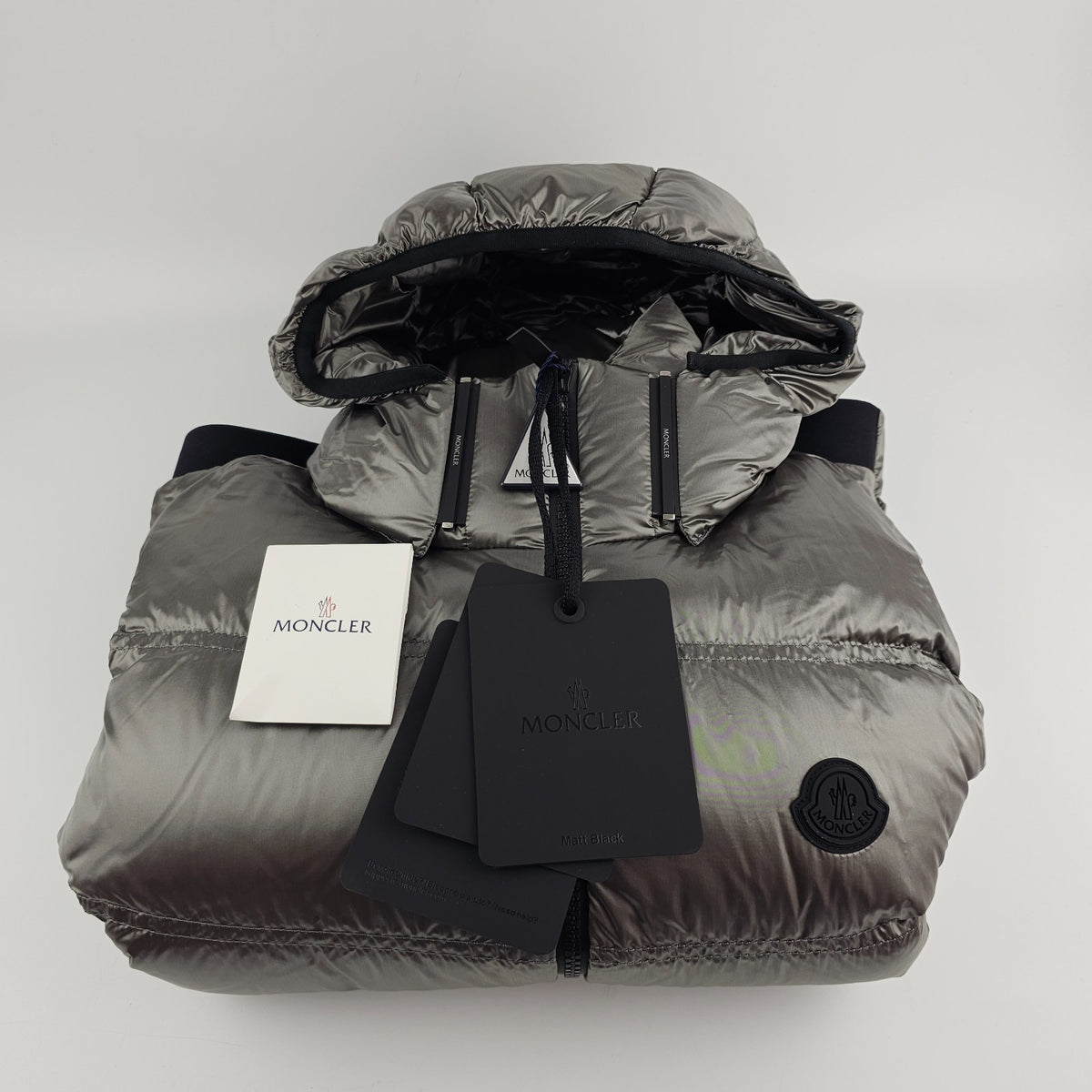 MONCLER $2010 Fluidite Silver Vest New
