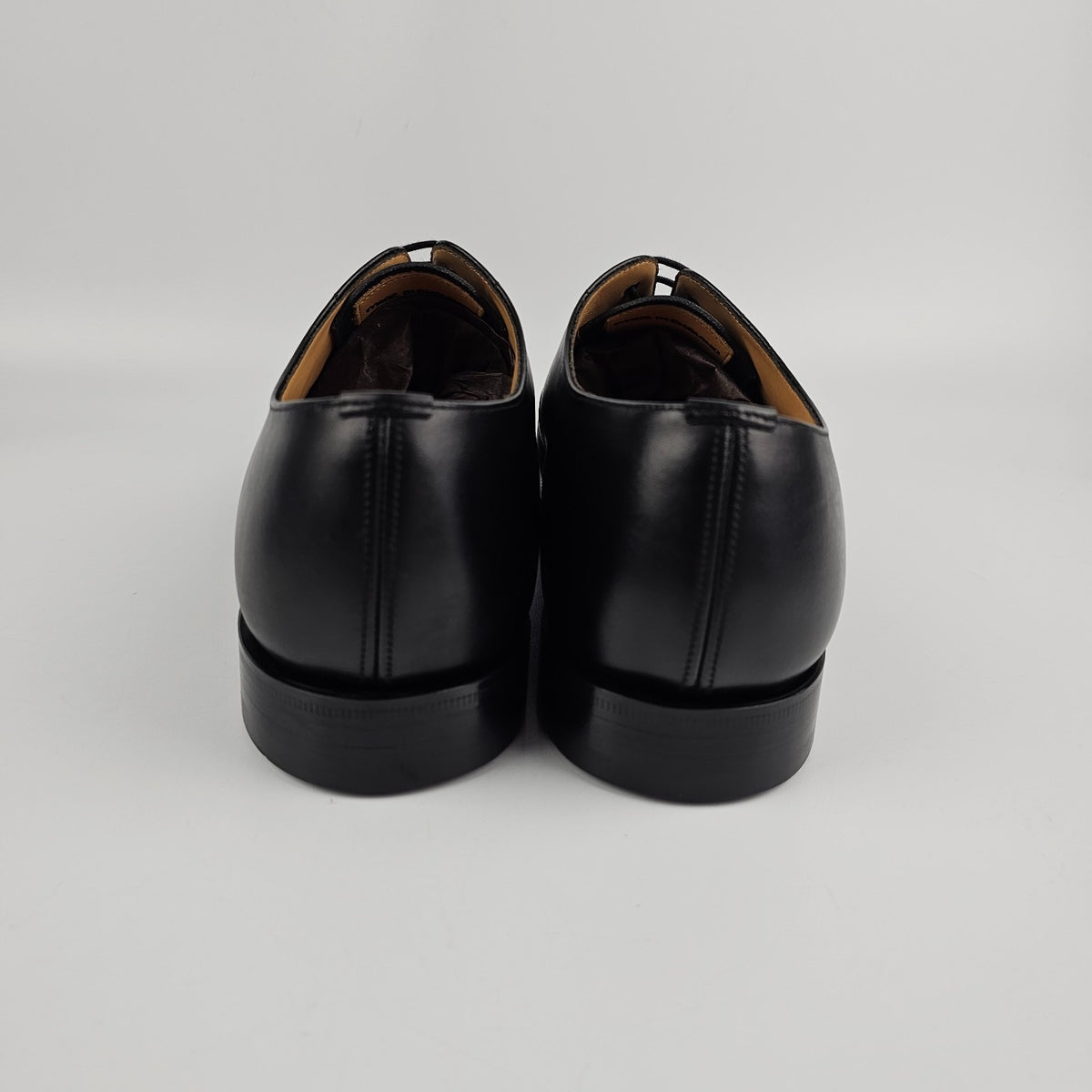 Church's Consul Black Leather Derby Shoes New