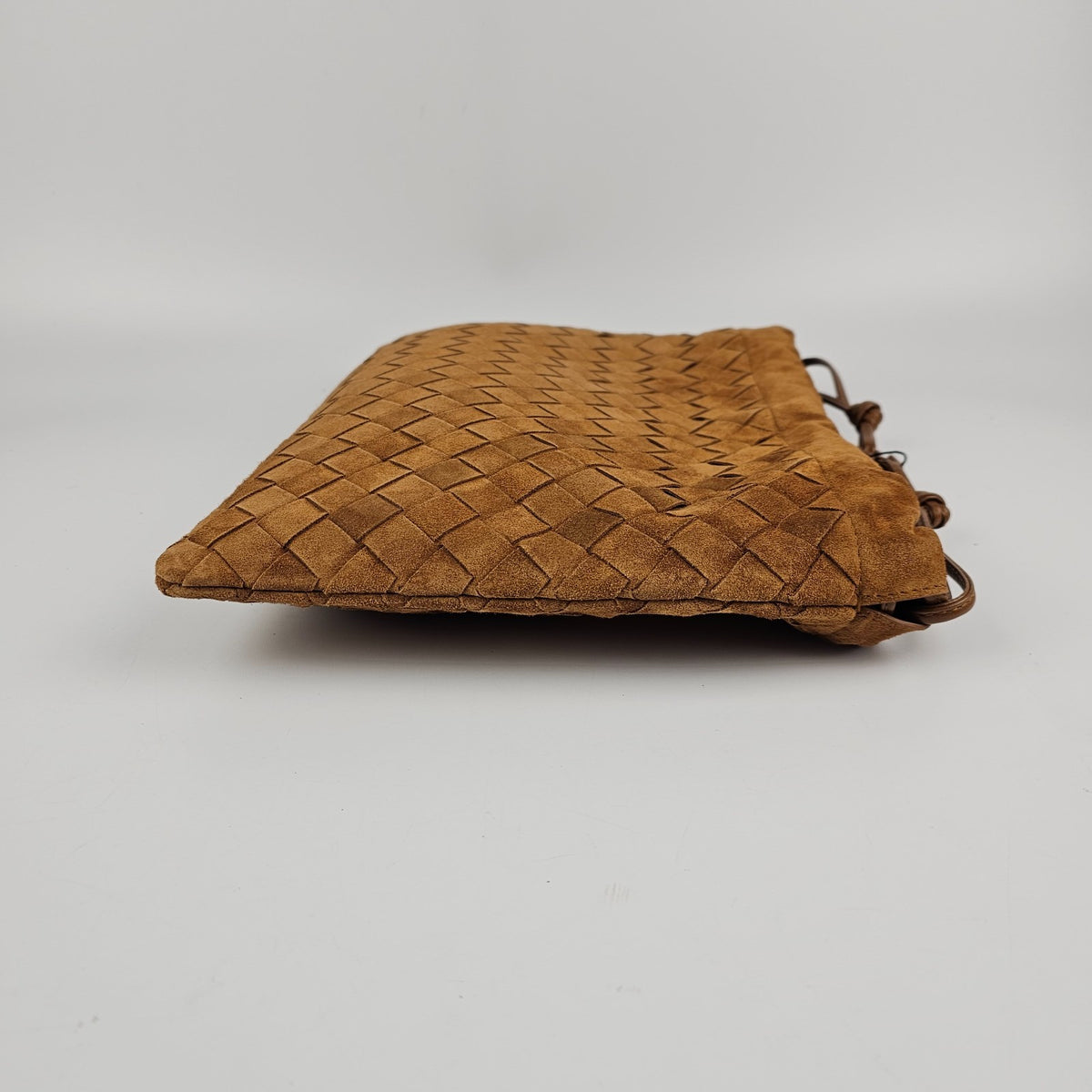 BOTTEGA VENETA Dustbag Amber Suede Handbag New