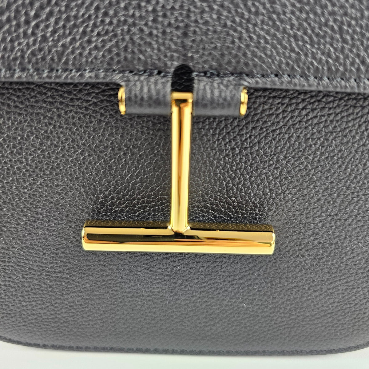 Tom Ford Mini Tara Black Leather Shoulder Bag New