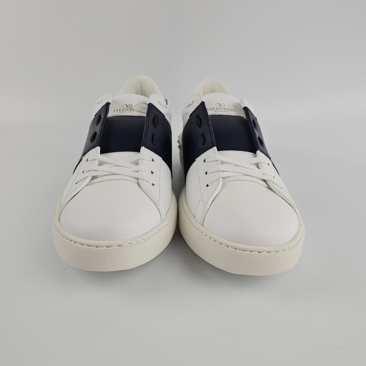 VALENTINO GARAVANI Open White/Marine Sneakers New & Authentic