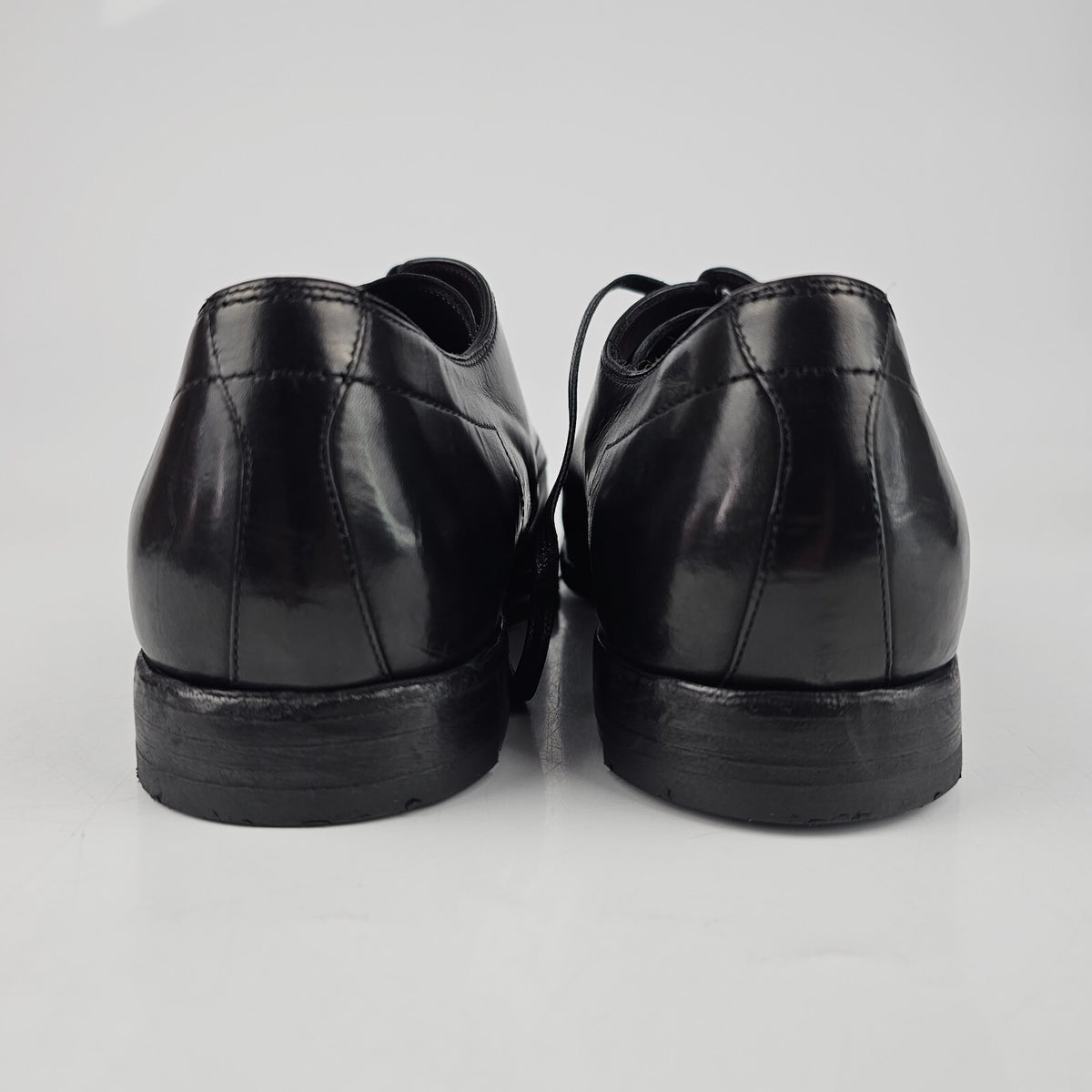 DOLCE&GABBANA Black Derby Shoes New Size 40 US 7