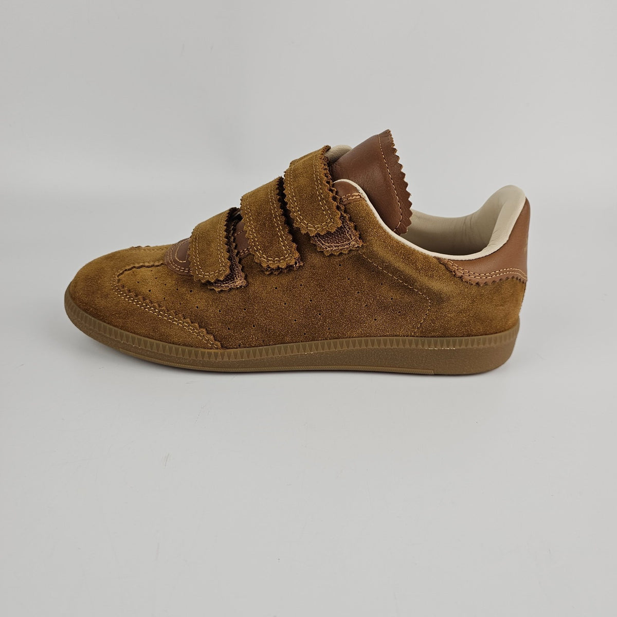 ISABEL MARANT Beth Brown Suede Sneakers New & Authentic