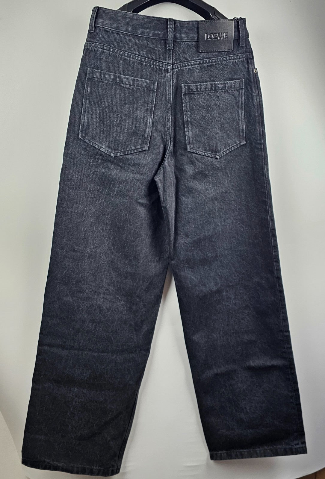 LOEWE Baggy Black Cotton Jeans New & Authentic